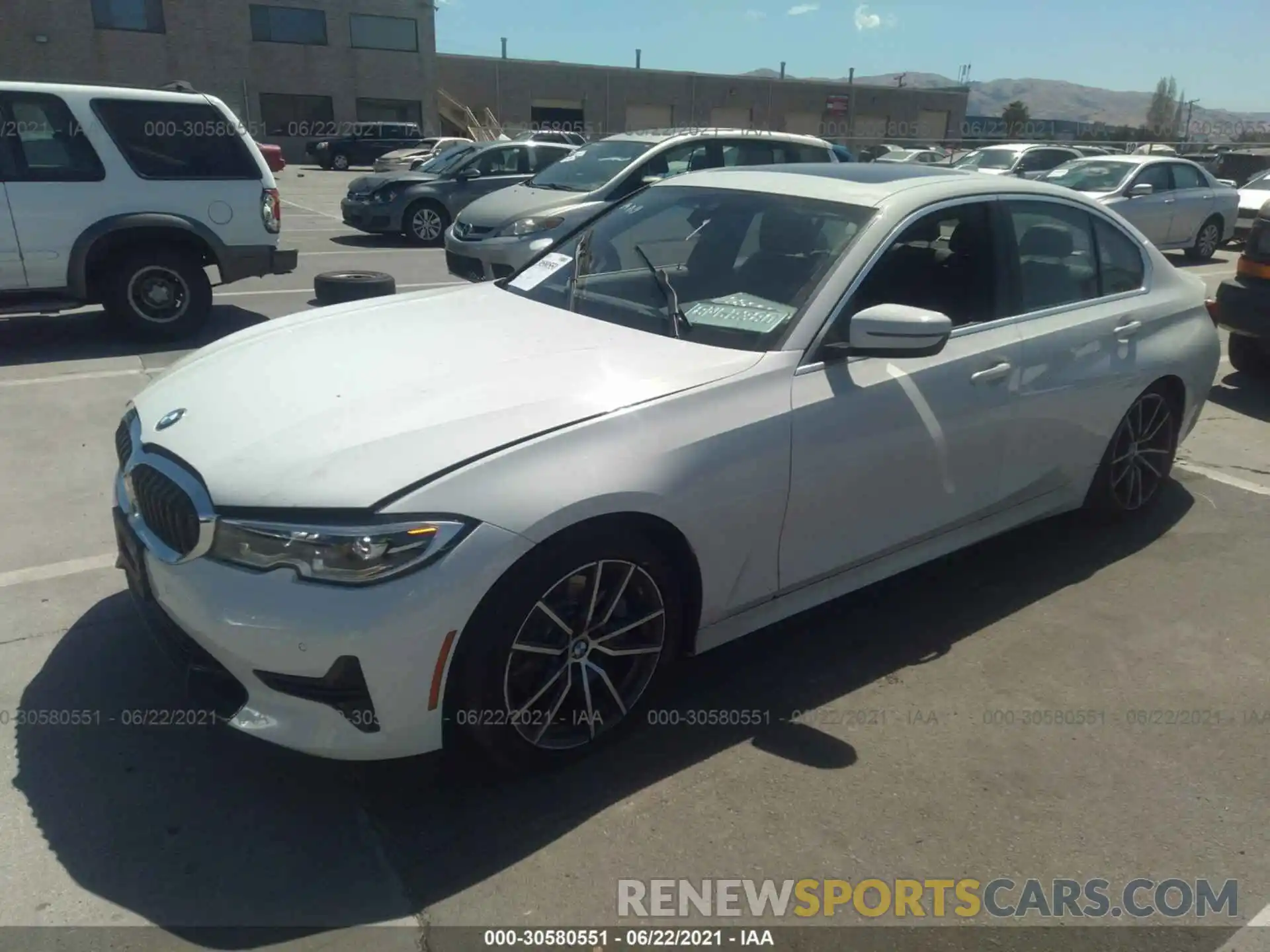 2 Photograph of a damaged car 3MW5R1J55K8B00838 BMW 3 SERIES 2019