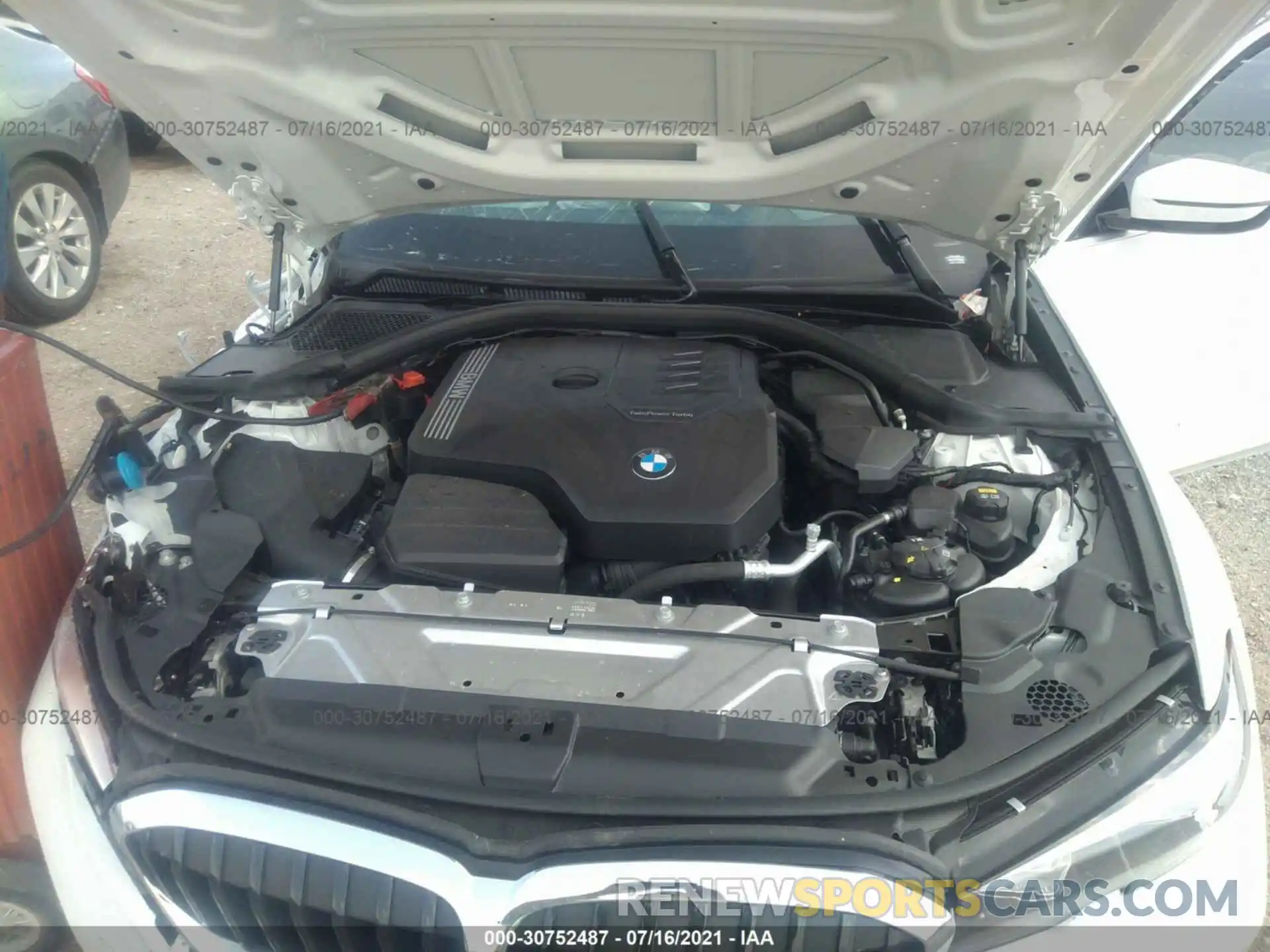 10 Фотография поврежденного автомобиля 3MW5R1J55K8B01603 BMW 3 SERIES 2019