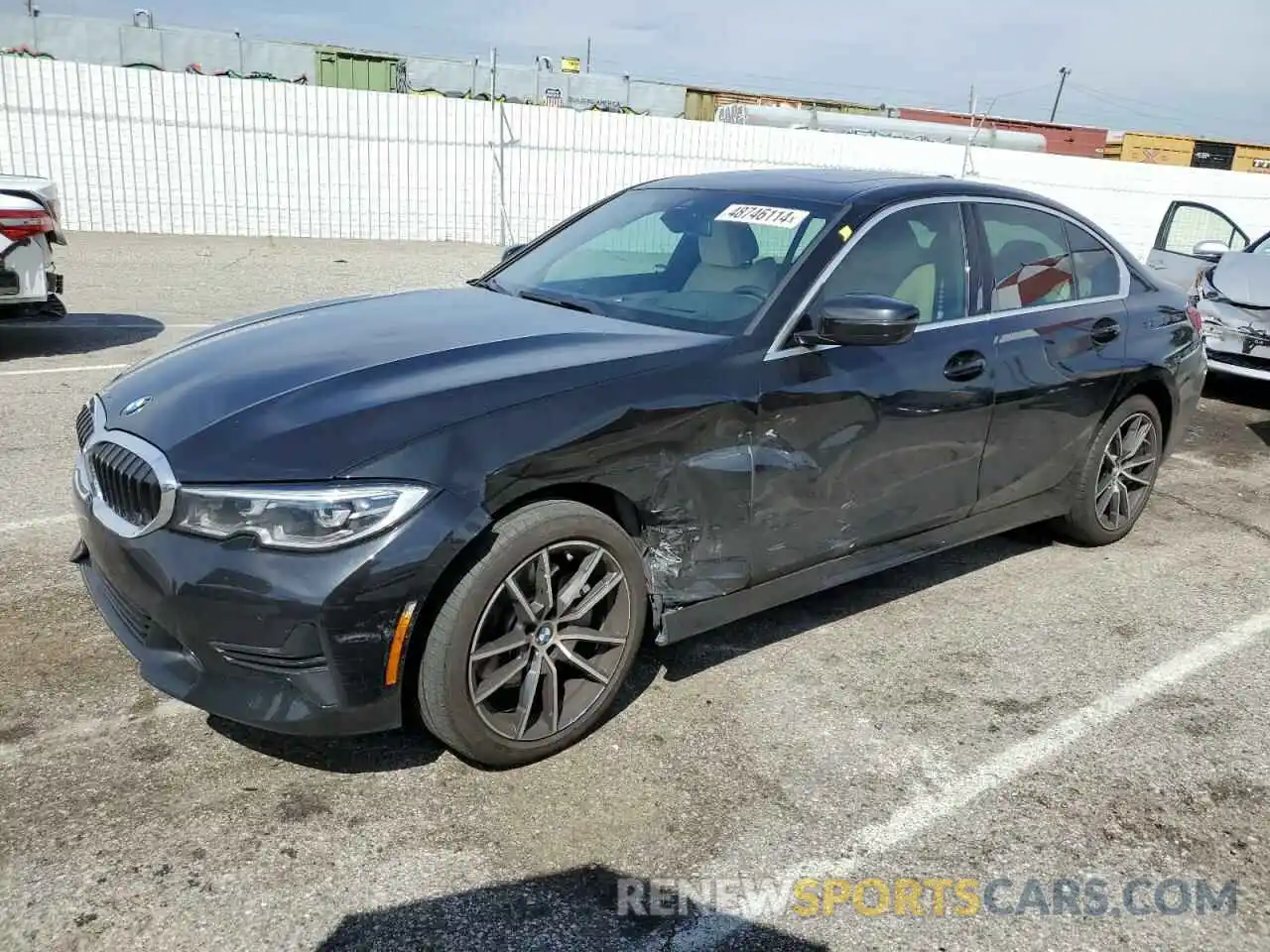 1 Photograph of a damaged car 3MW5R1J55K8B01875 BMW 3 SERIES 2019