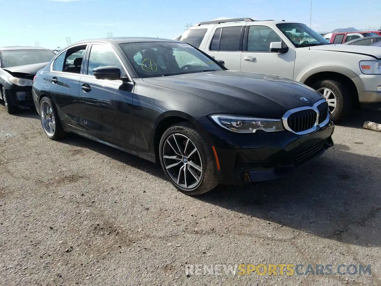 1 Photograph of a damaged car 3MW5R1J56K8A04474 BMW 3 SERIES 2019