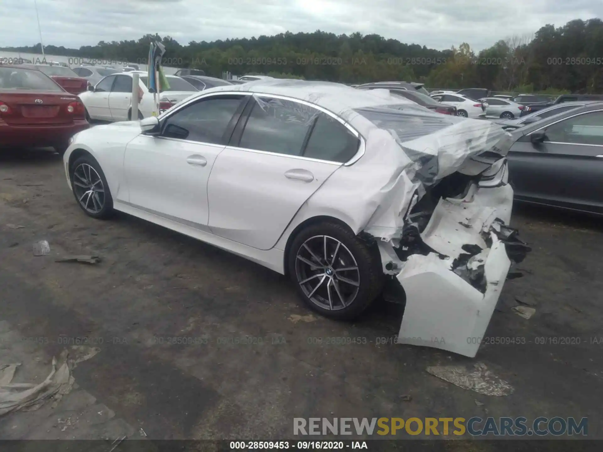 3 Фотография поврежденного автомобиля 3MW5R1J56K8B00086 BMW 3 SERIES 2019