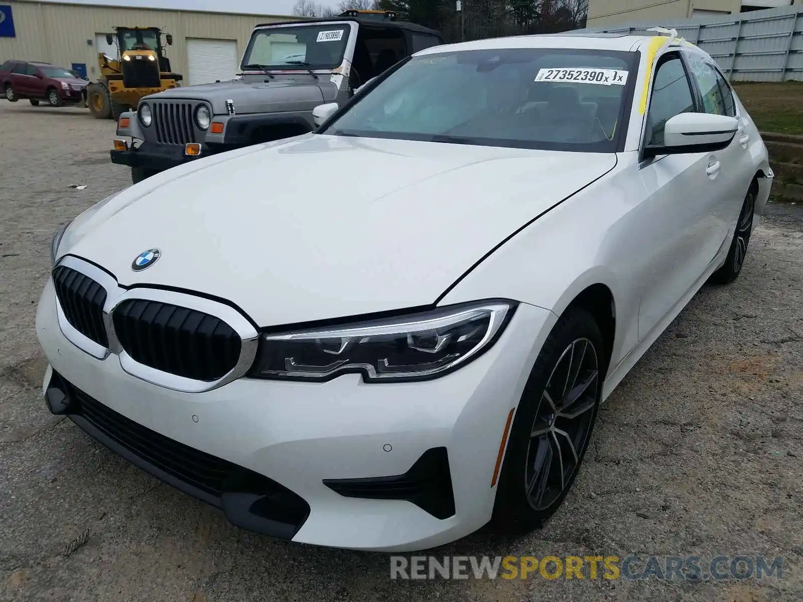 2 Photograph of a damaged car 3MW5R1J56K8B00105 BMW 3 SERIES 2019