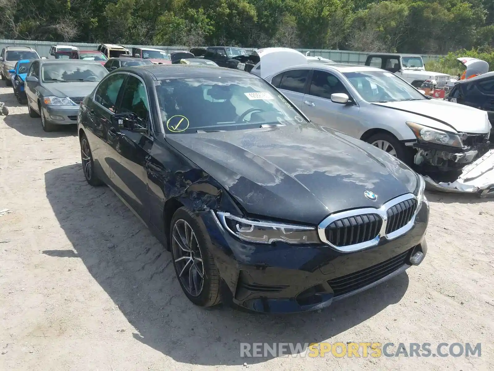 1 Фотография поврежденного автомобиля 3MW5R1J56K8B00265 BMW 3 SERIES 2019