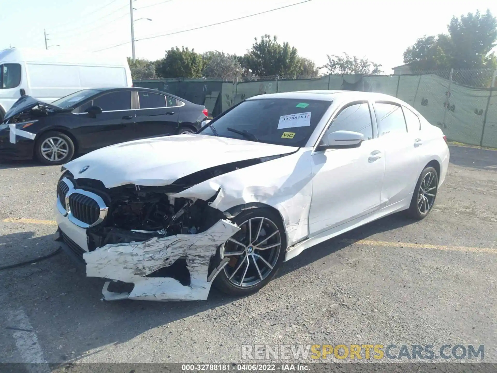 2 Photograph of a damaged car 3MW5R1J57K8A04077 BMW 3 SERIES 2019