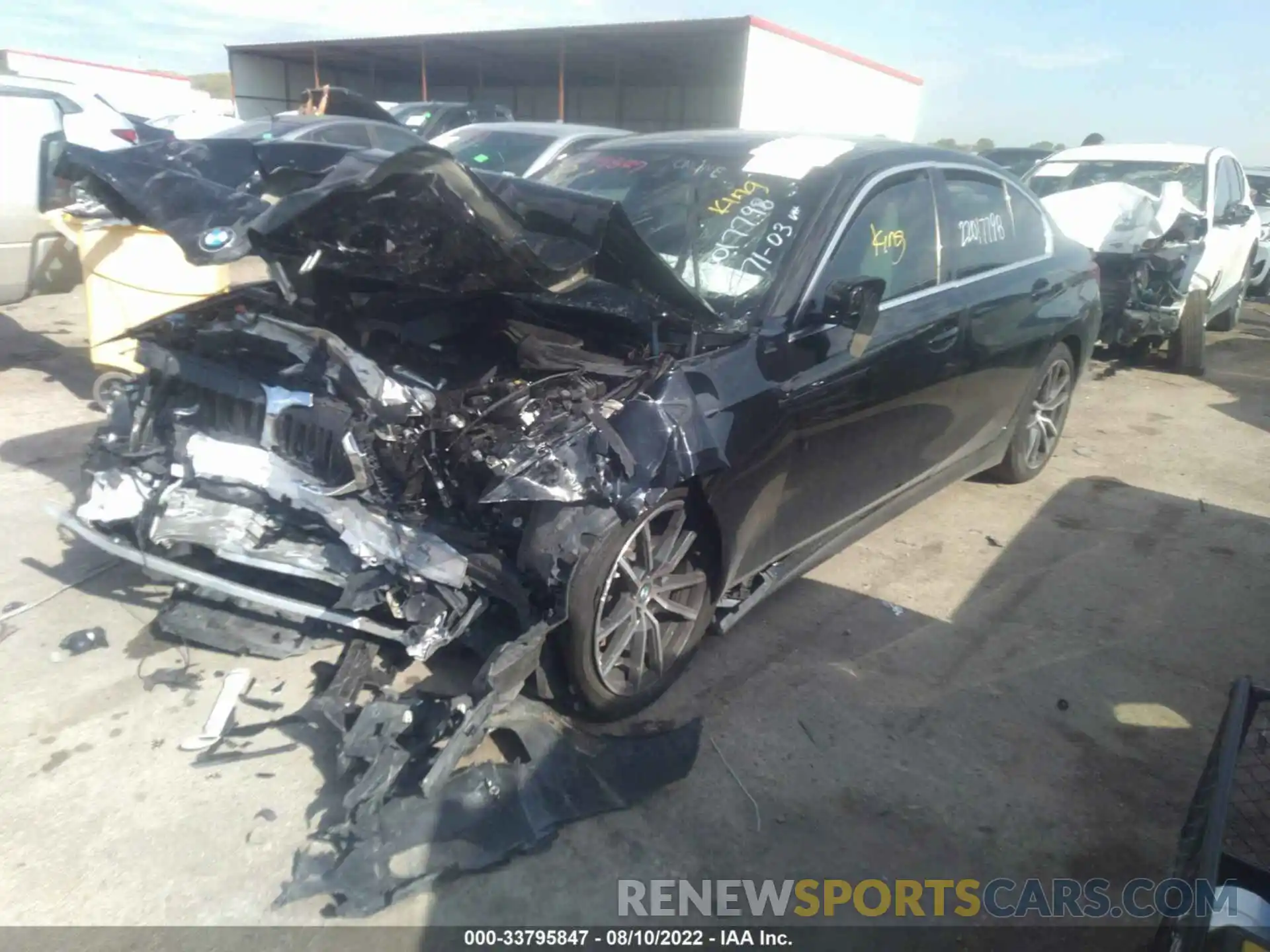 2 Photograph of a damaged car 3MW5R1J57K8A04385 BMW 3 SERIES 2019