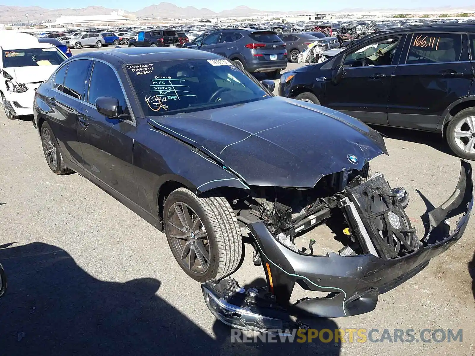 1 Photograph of a damaged car 3MW5R1J58K8B02941 BMW 3 SERIES 2019