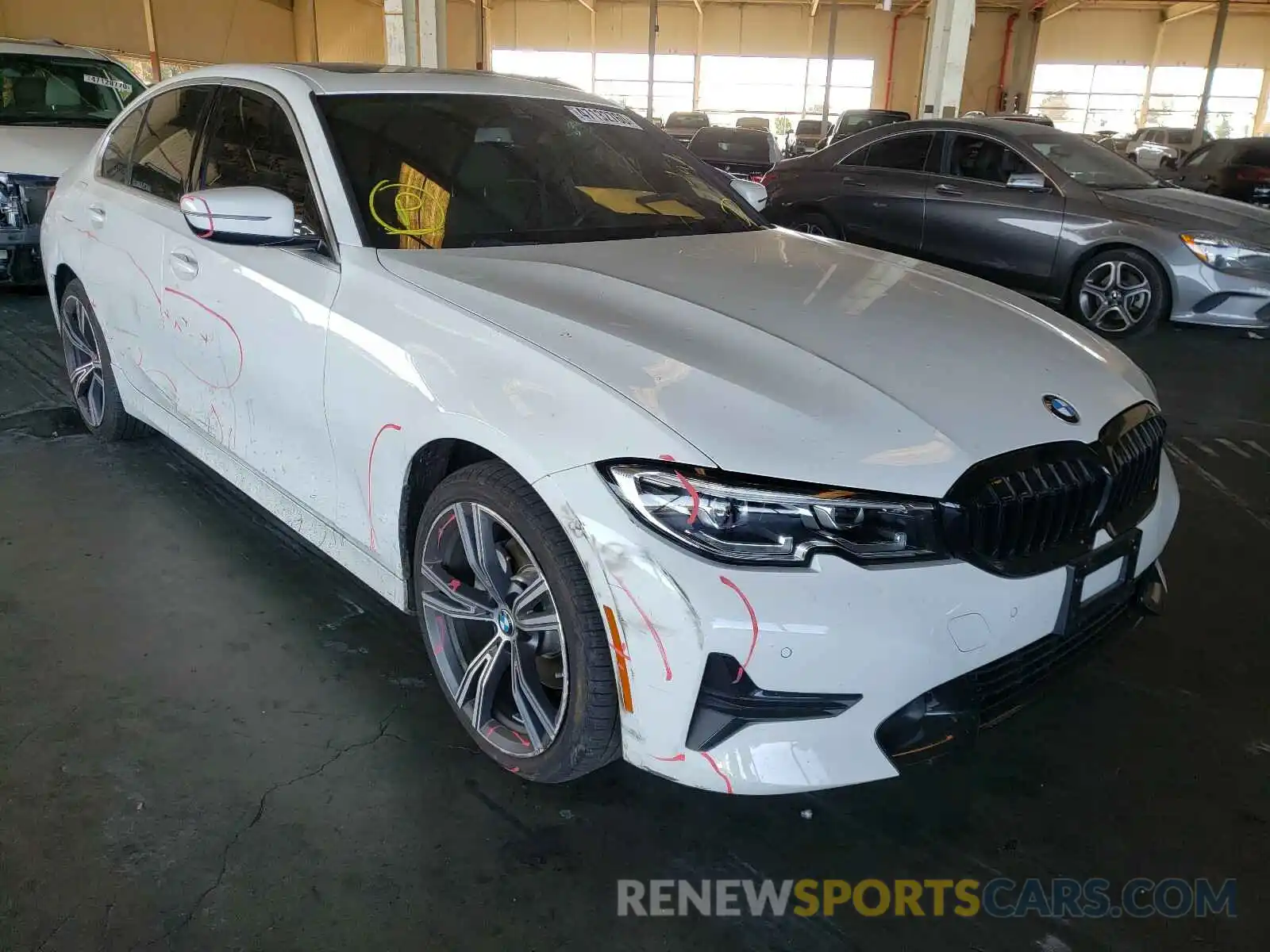 1 Photograph of a damaged car 3MW5R1J59K8A04064 BMW 3 SERIES 2019