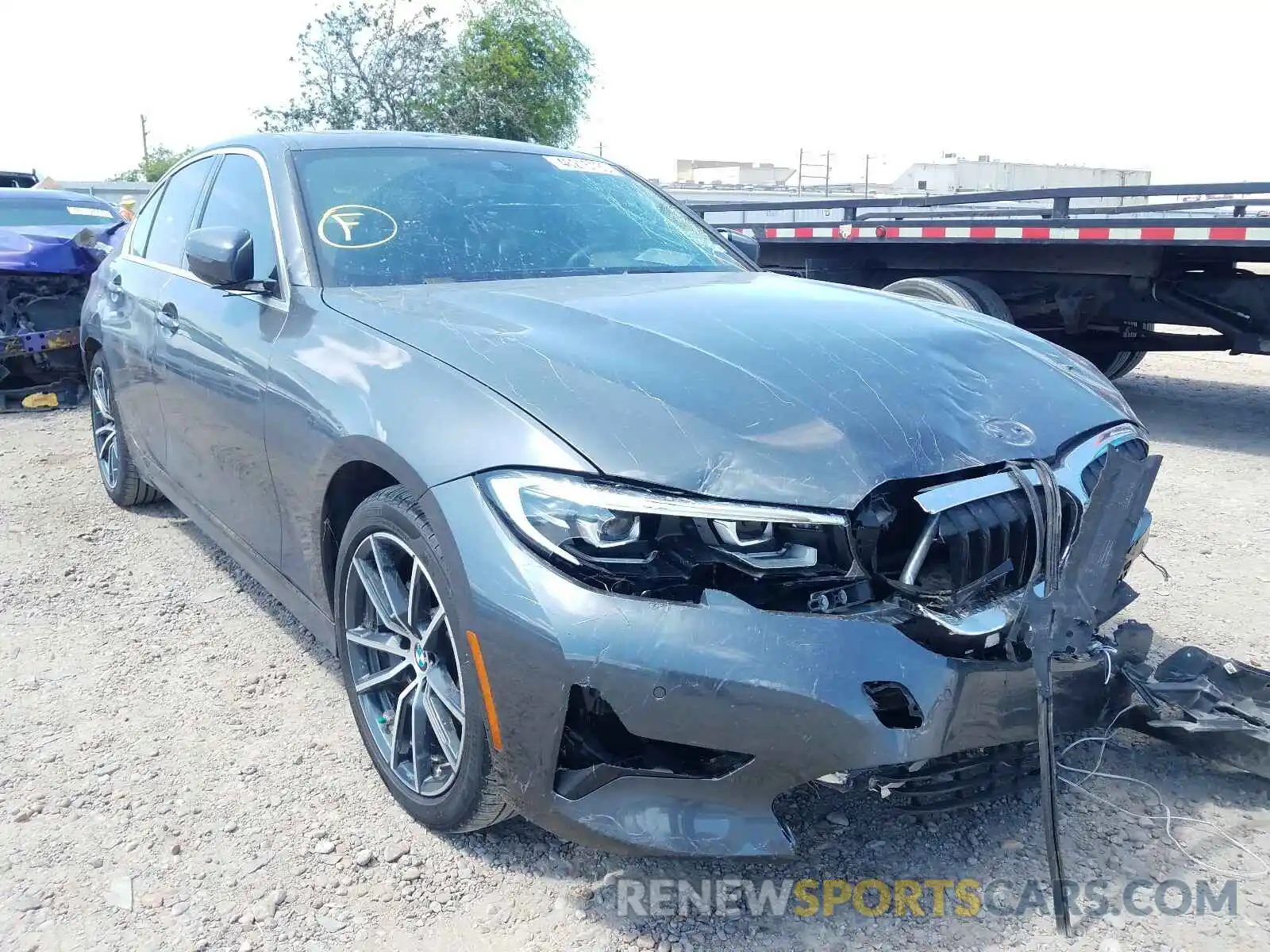 1 Фотография поврежденного автомобиля 3MW5R1J59K8A04114 BMW 3 SERIES 2019