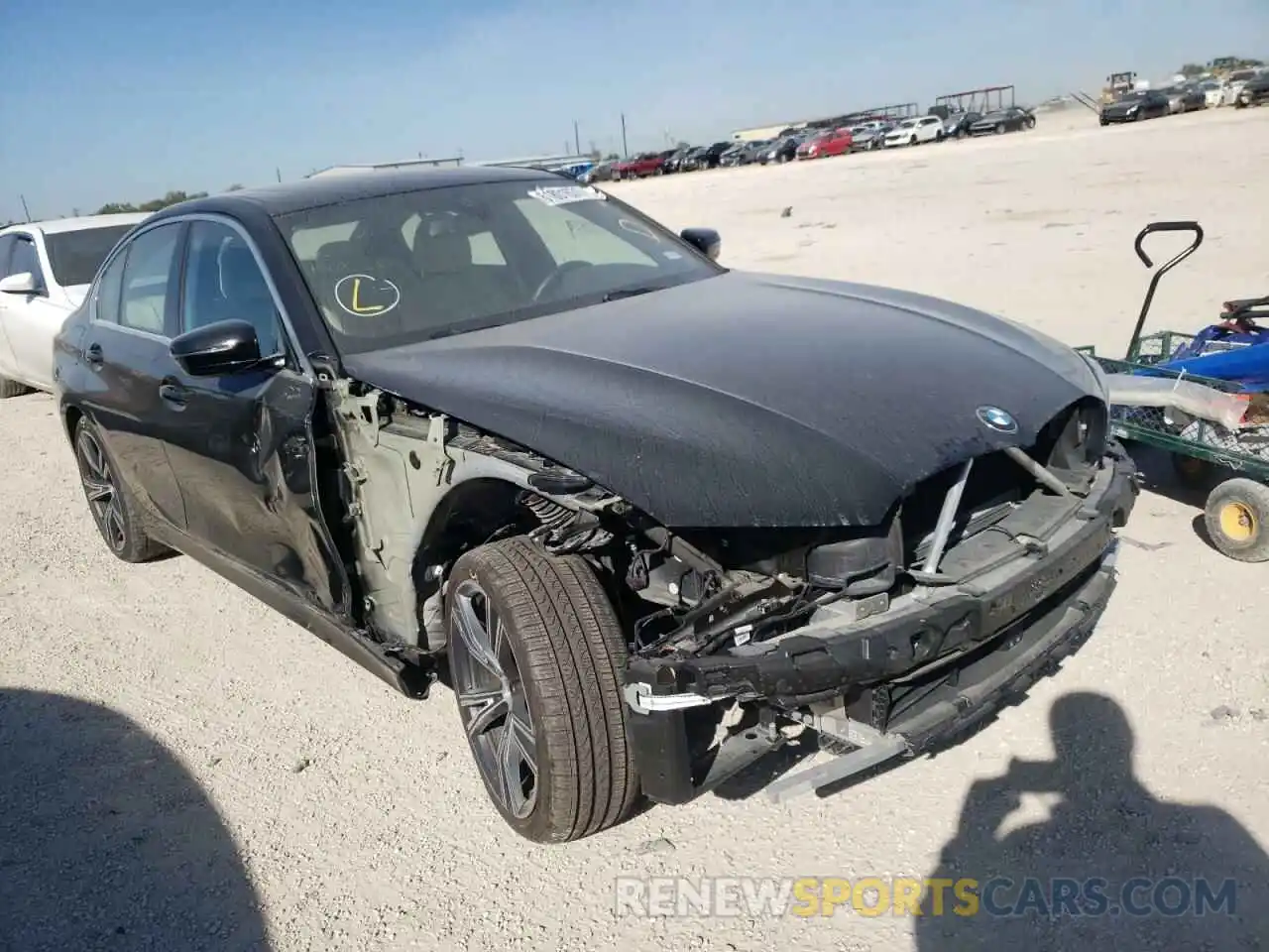 1 Photograph of a damaged car 3MW5R1J59K8B00860 BMW 3 SERIES 2019