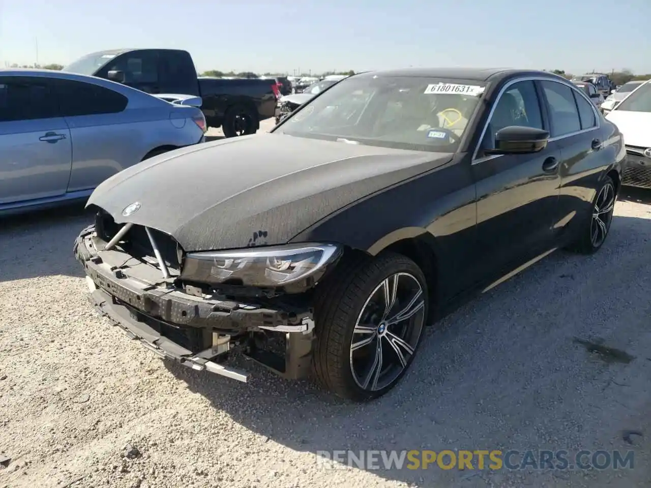 2 Photograph of a damaged car 3MW5R1J59K8B00860 BMW 3 SERIES 2019