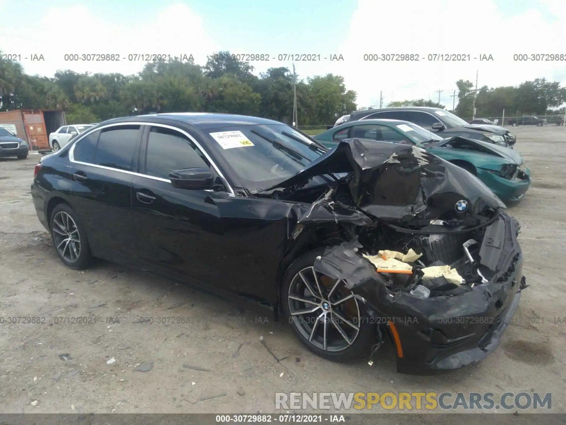 1 Photograph of a damaged car 3MW5R1J59K8B01863 BMW 3 SERIES 2019