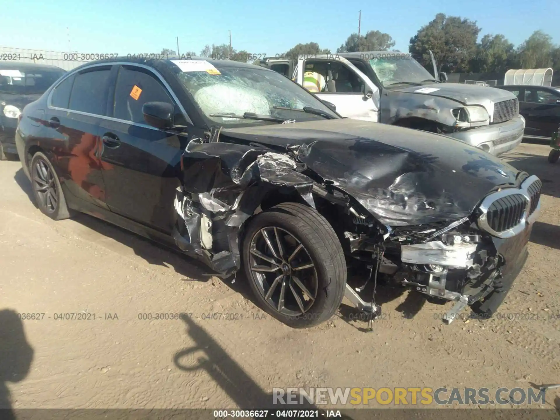 1 Photograph of a damaged car 3MW5R1J59K8B03371 BMW 3 SERIES 2019