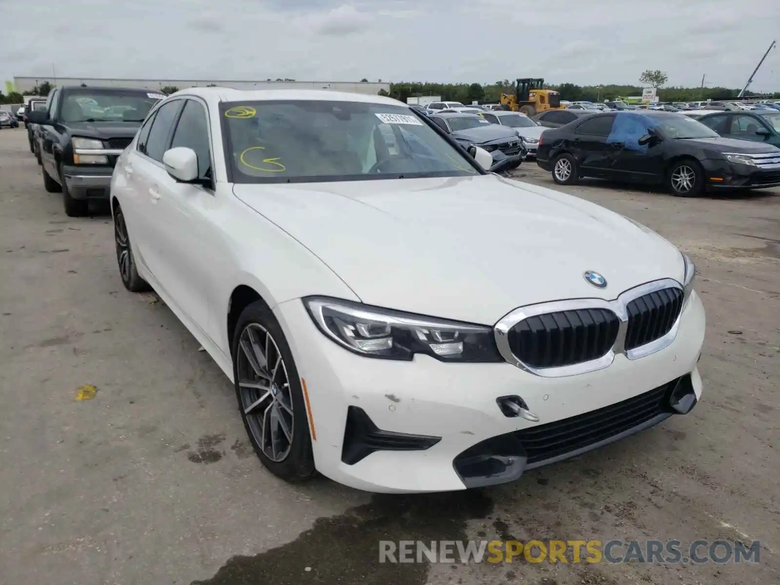 1 Photograph of a damaged car 3MW5R1J5XK8B00155 BMW 3 SERIES 2019