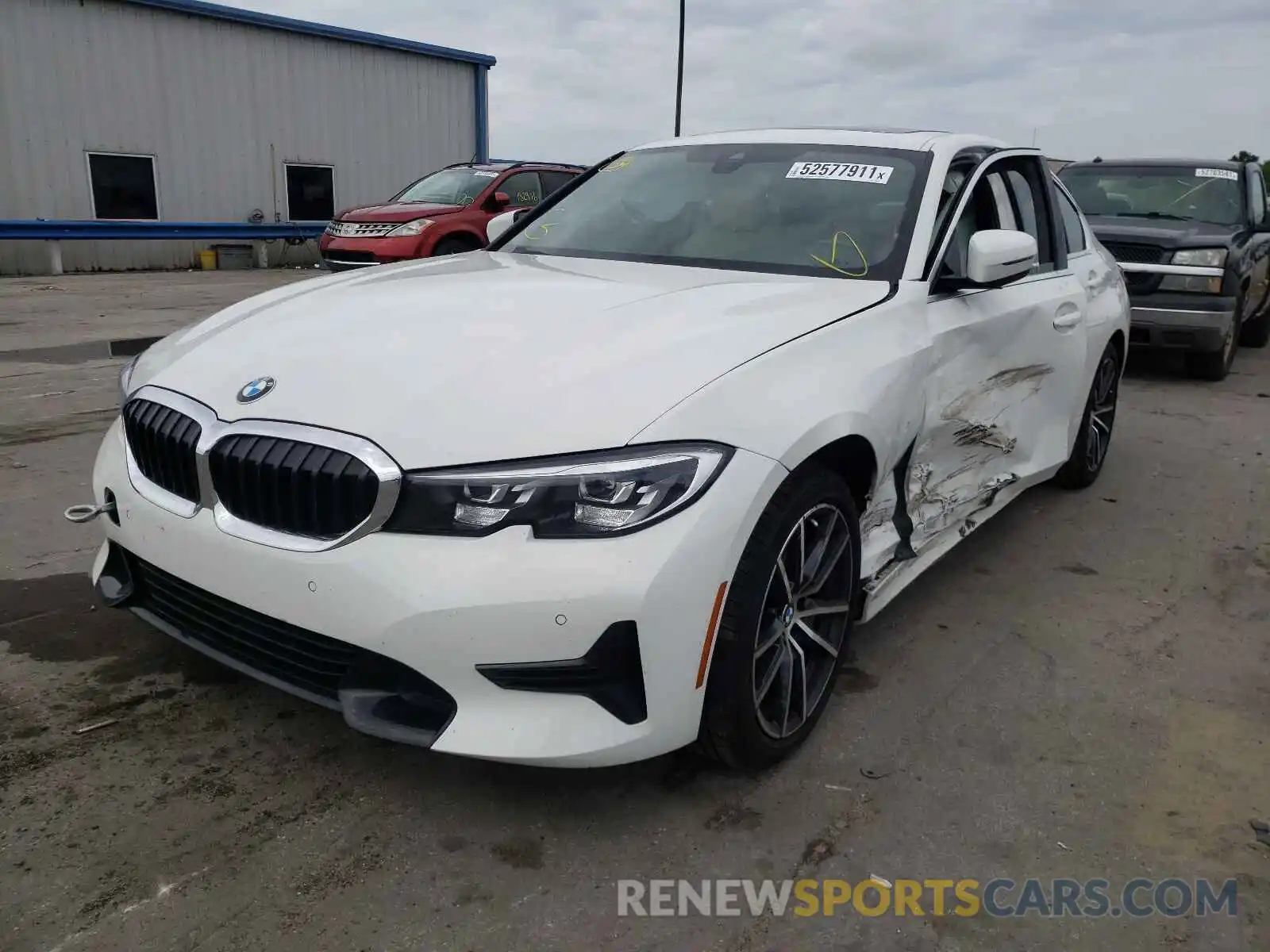 2 Фотография поврежденного автомобиля 3MW5R1J5XK8B00155 BMW 3 SERIES 2019