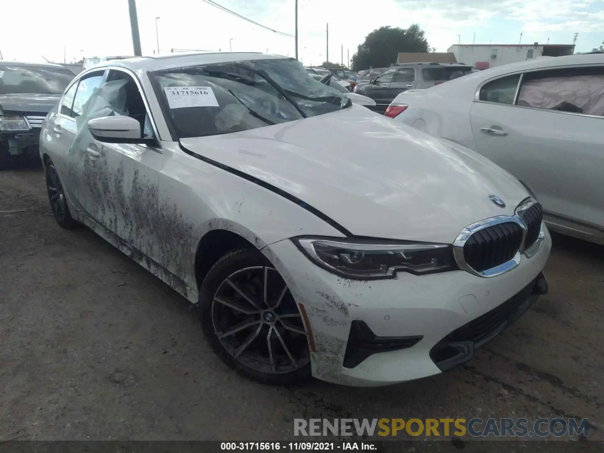 1 Photograph of a damaged car 3MW5R1J5XK8B00205 BMW 3 SERIES 2019