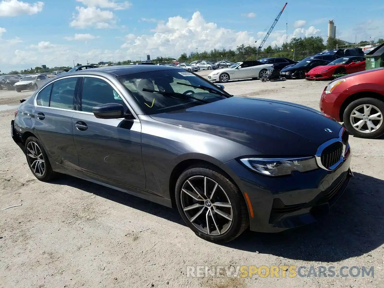 1 Photograph of a damaged car 3MW5R1J5XK8B02505 BMW 3 SERIES 2019