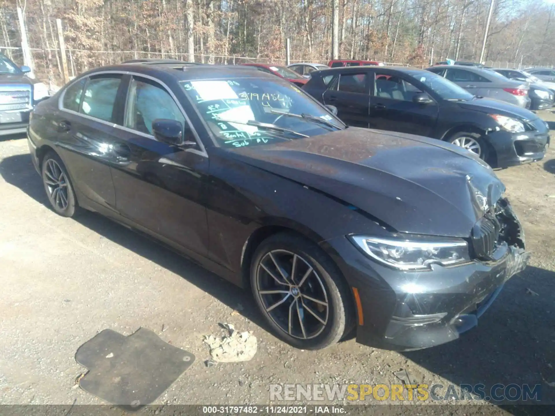 1 Фотография поврежденного автомобиля 3MW5R7J50K8B02094 BMW 3 SERIES 2019