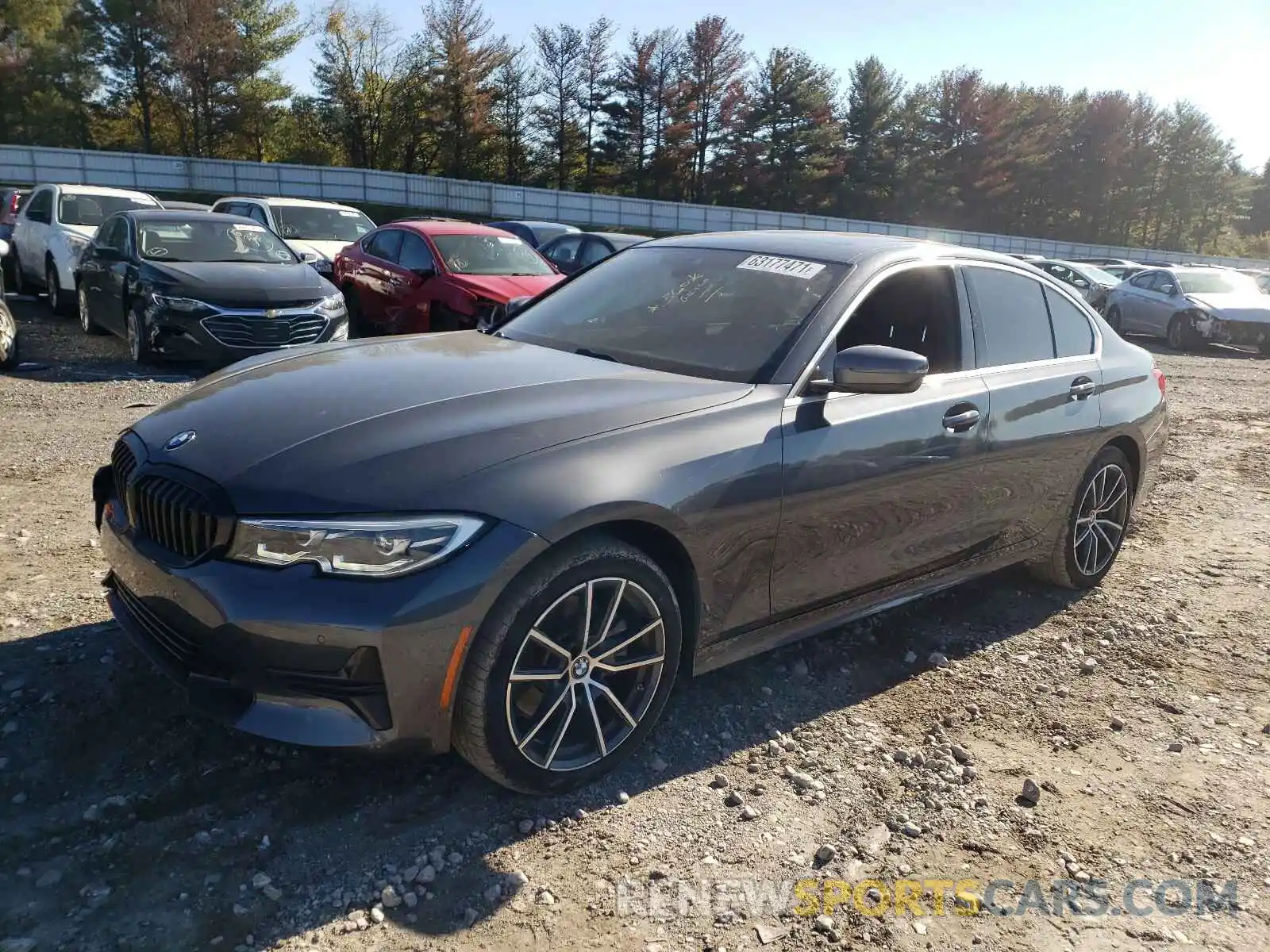 2 Фотография поврежденного автомобиля 3MW5R7J51K8A05244 BMW 3 SERIES 2019