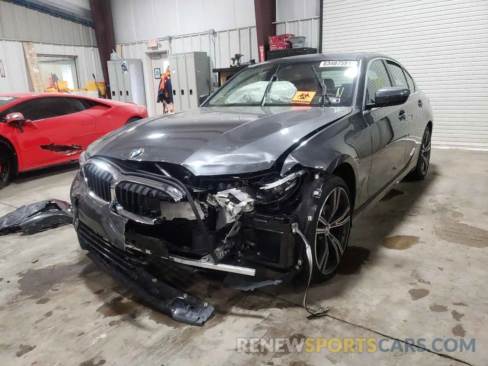 2 Photograph of a damaged car 3MW5R7J51K8B01536 BMW 3 SERIES 2019