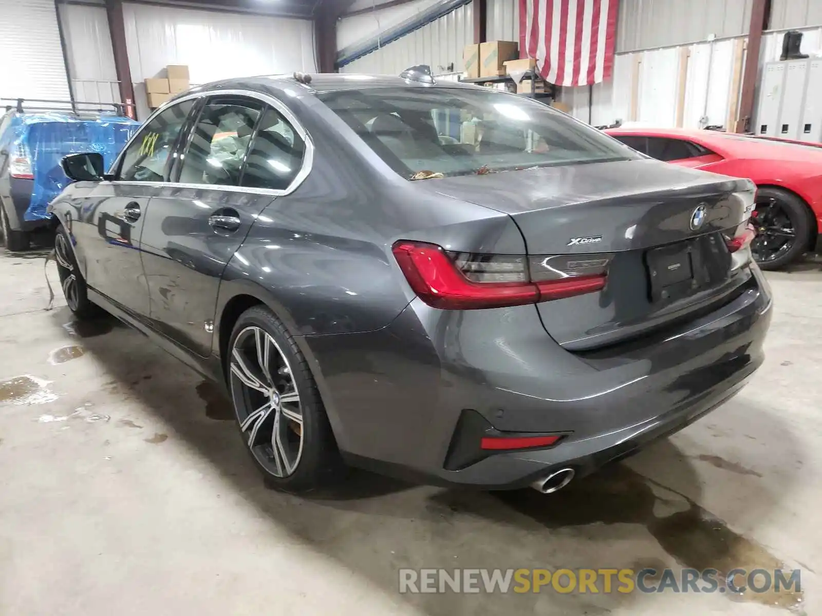 3 Photograph of a damaged car 3MW5R7J51K8B01536 BMW 3 SERIES 2019