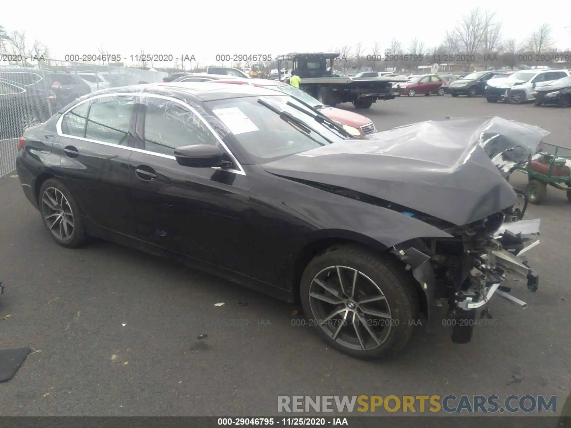 1 Фотография поврежденного автомобиля 3MW5R7J51K8B02251 BMW 3 SERIES 2019