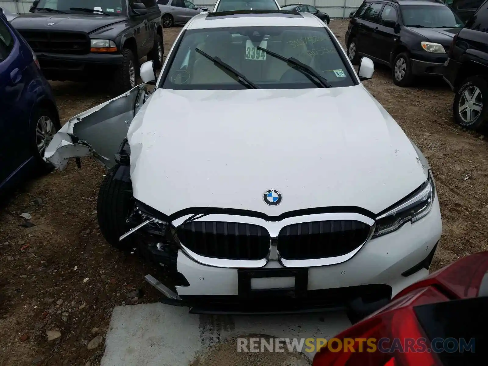 9 Фотография поврежденного автомобиля 3MW5R7J52K8A05365 BMW 3 SERIES 2019