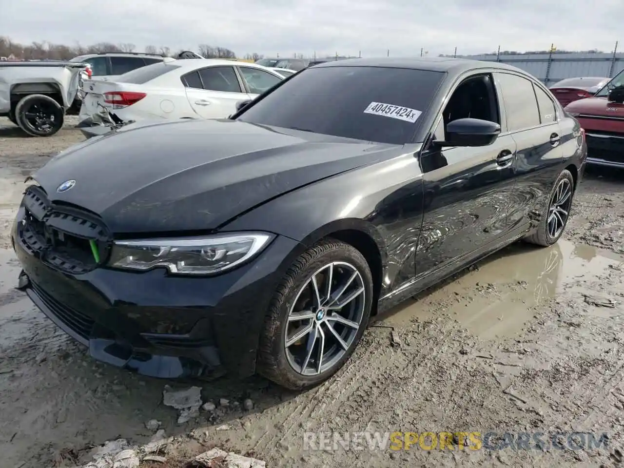 1 Фотография поврежденного автомобиля 3MW5R7J52K8B02257 BMW 3 SERIES 2019