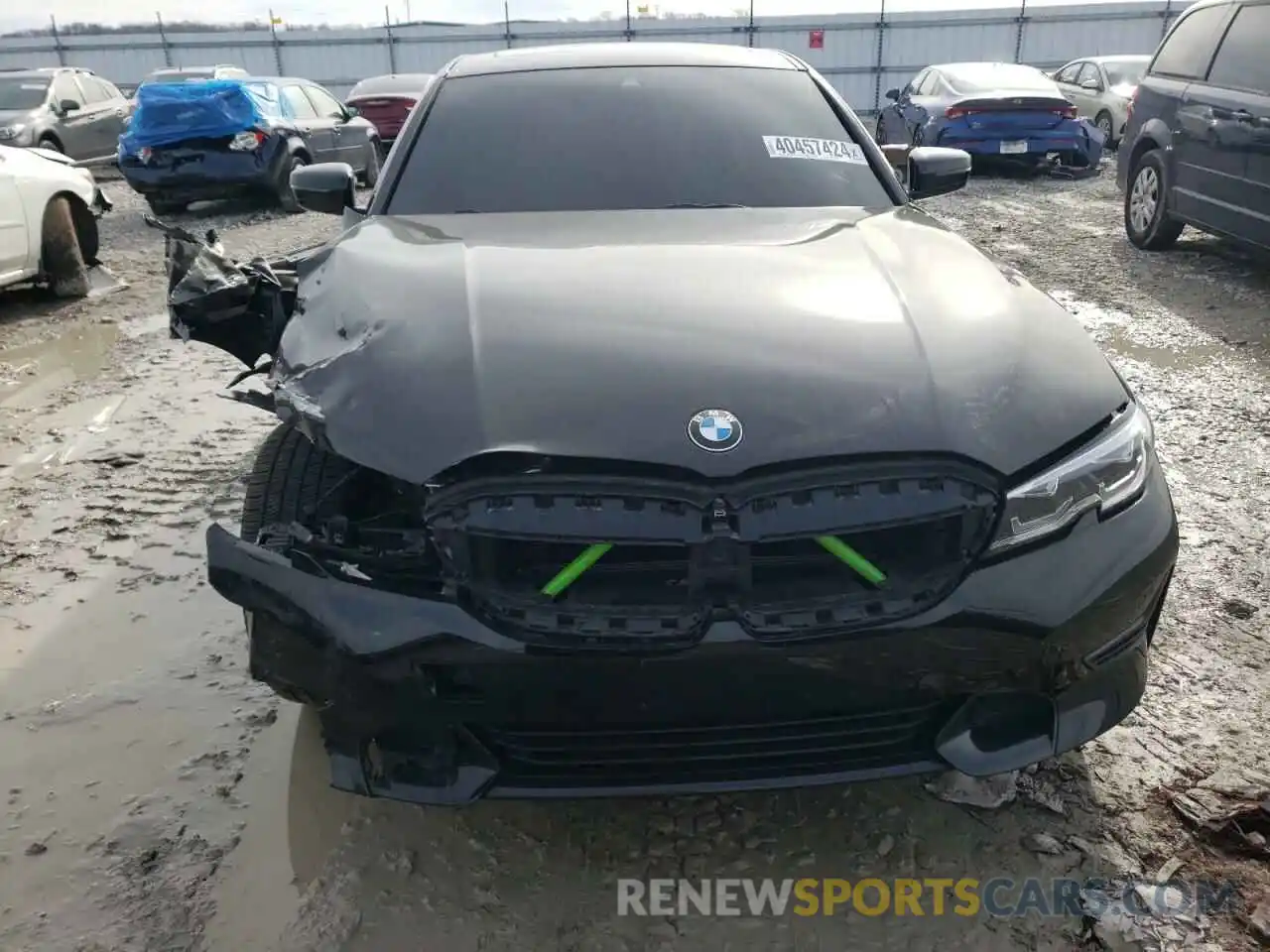 5 Фотография поврежденного автомобиля 3MW5R7J52K8B02257 BMW 3 SERIES 2019