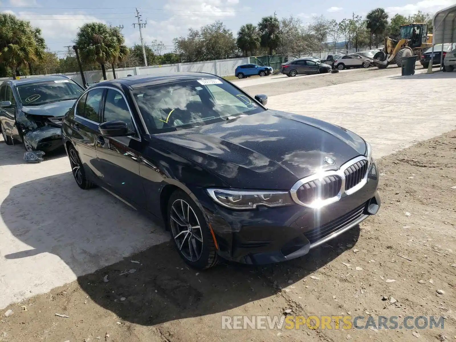 1 Photograph of a damaged car 3MW5R7J52K8B02758 BMW 3 SERIES 2019