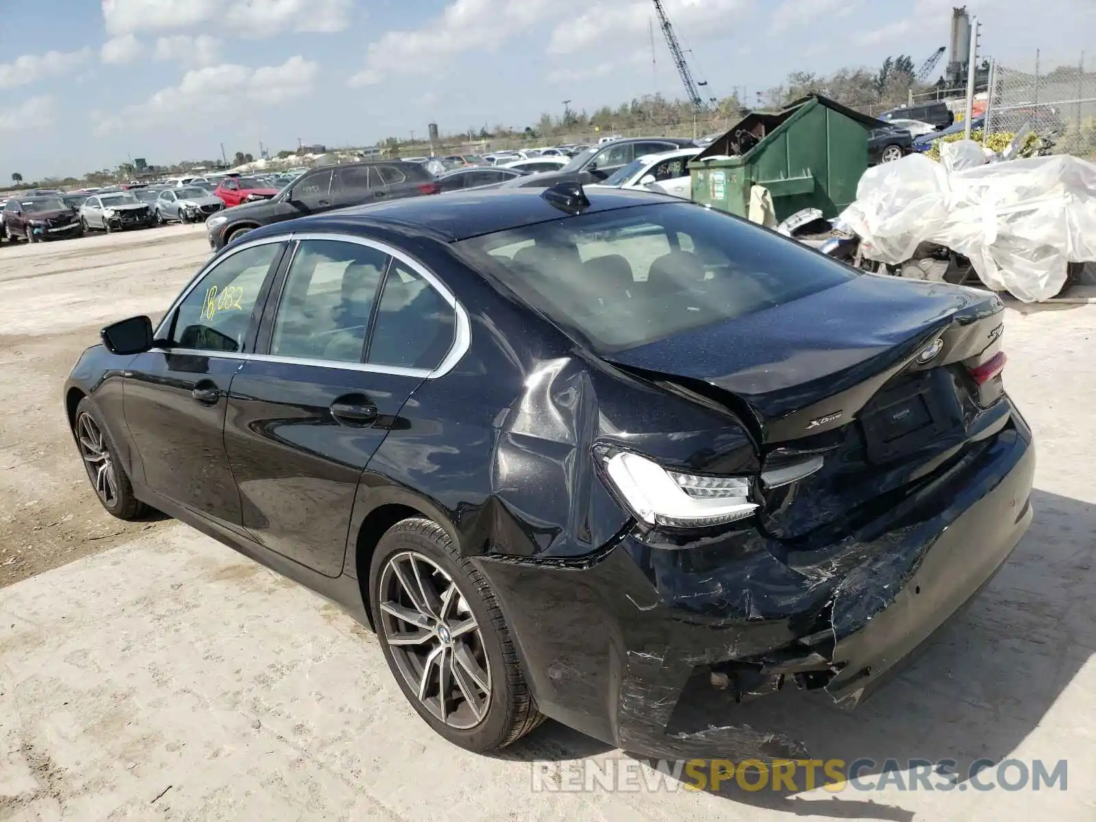 3 Photograph of a damaged car 3MW5R7J52K8B02758 BMW 3 SERIES 2019