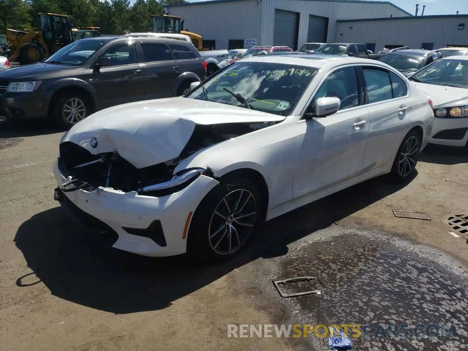 2 Photograph of a damaged car 3MW5R7J52K8B02954 BMW 3 SERIES 2019