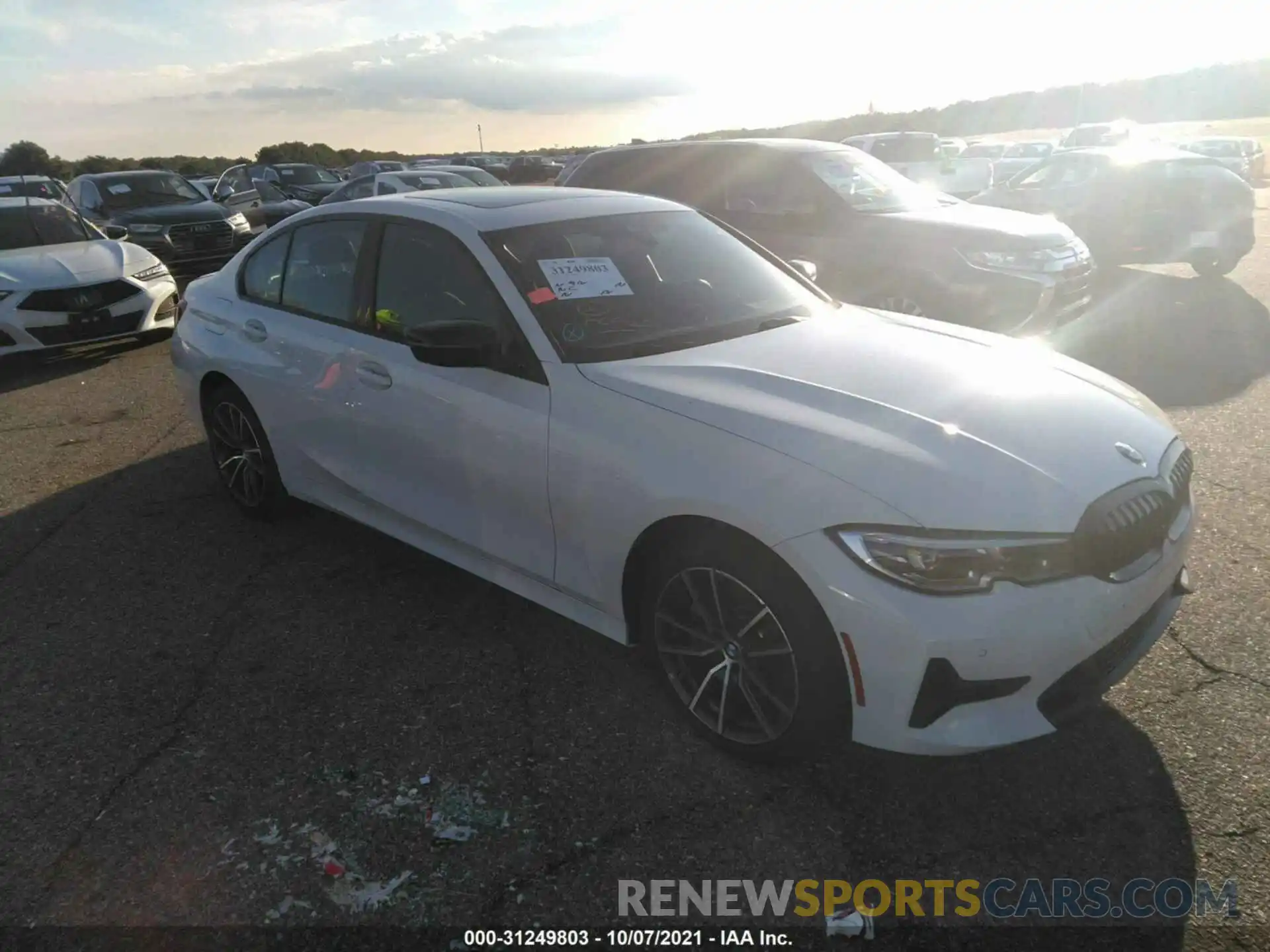 1 Фотография поврежденного автомобиля 3MW5R7J53K8B00386 BMW 3 SERIES 2019