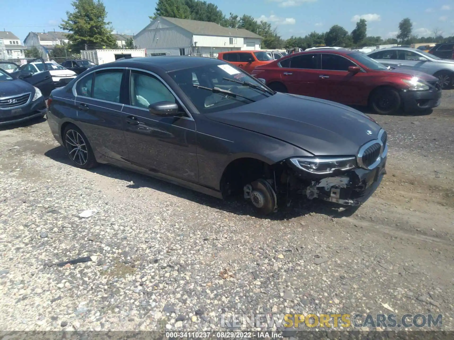 1 Photograph of a damaged car 3MW5R7J53K8B02848 BMW 3 SERIES 2019