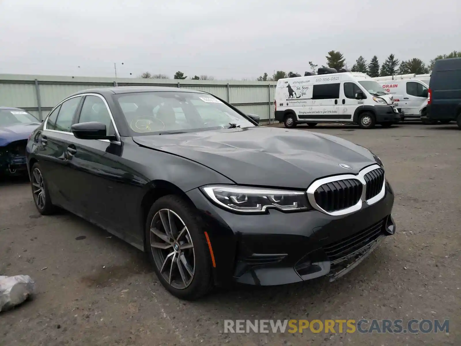 1 Photograph of a damaged car 3MW5R7J54K8A05495 BMW 3 SERIES 2019