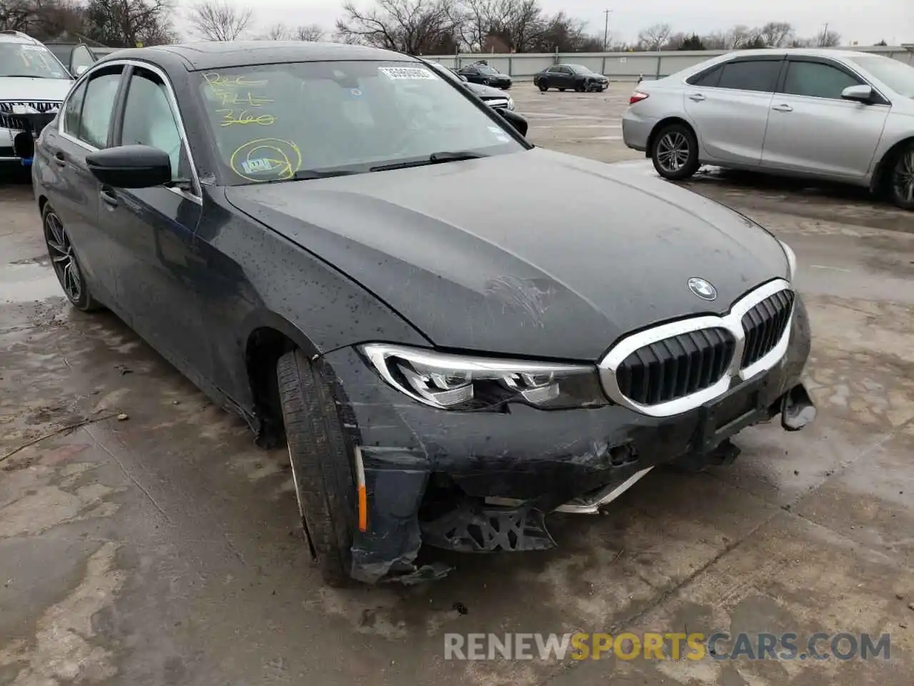 1 Фотография поврежденного автомобиля 3MW5R7J54K8B00297 BMW 3 SERIES 2019