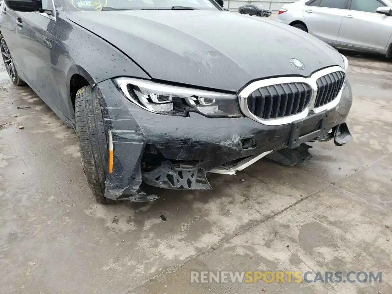 9 Фотография поврежденного автомобиля 3MW5R7J54K8B00297 BMW 3 SERIES 2019