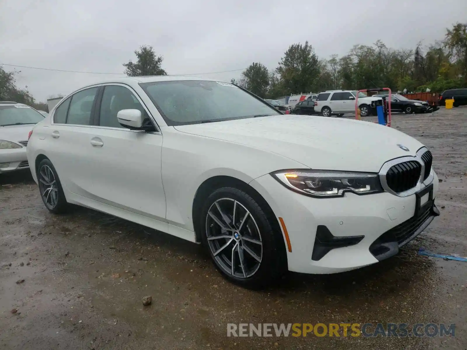 1 Фотография поврежденного автомобиля 3MW5R7J54K8B00302 BMW 3 SERIES 2019