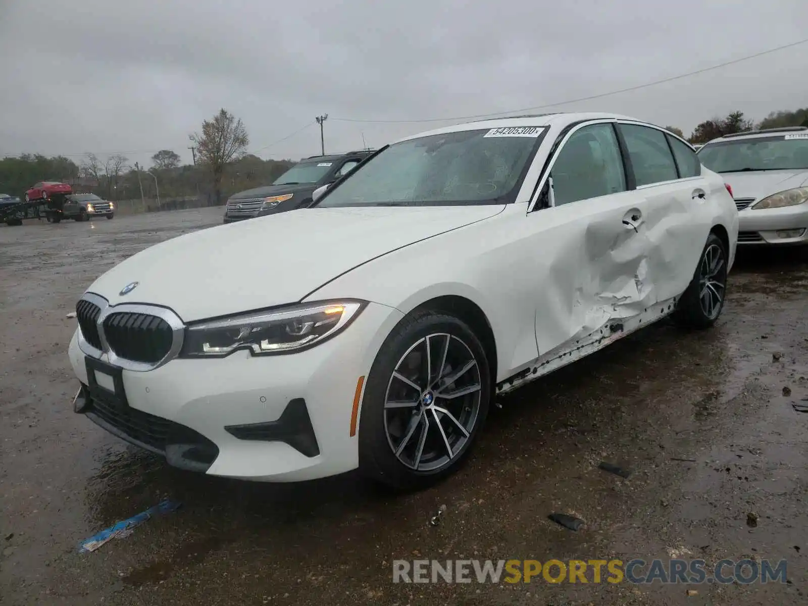 2 Photograph of a damaged car 3MW5R7J54K8B00302 BMW 3 SERIES 2019