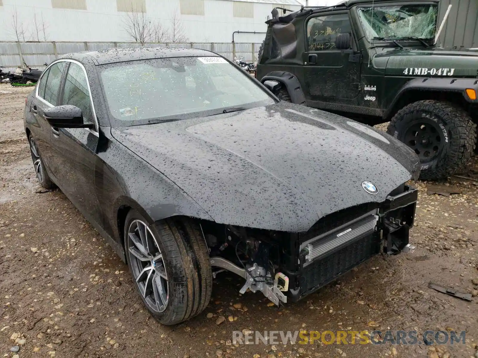 1 Фотография поврежденного автомобиля 3MW5R7J54K8B00607 BMW 3 SERIES 2019