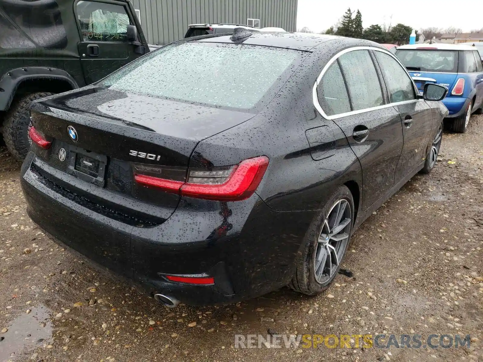 4 Фотография поврежденного автомобиля 3MW5R7J54K8B00607 BMW 3 SERIES 2019