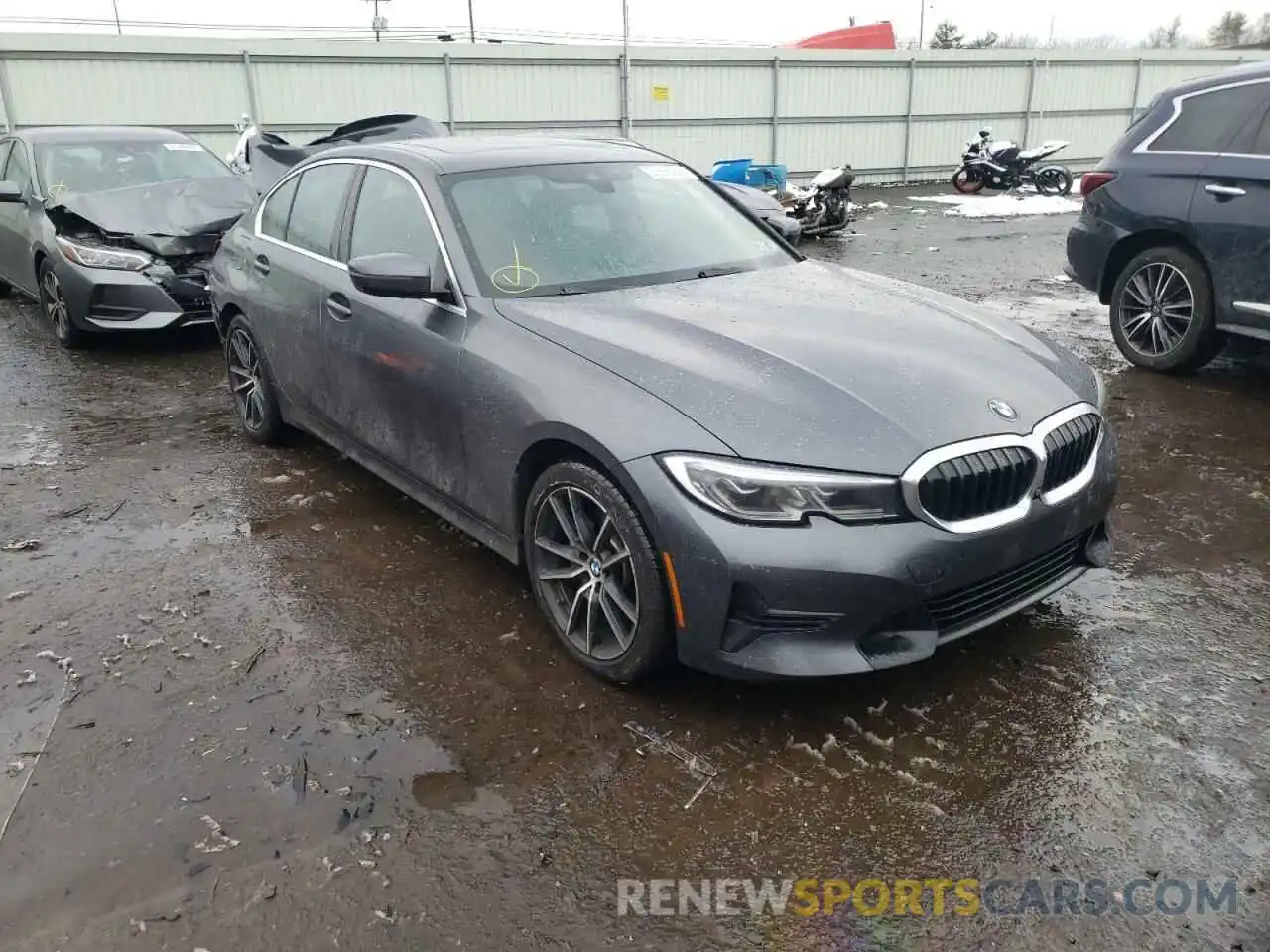 1 Photograph of a damaged car 3MW5R7J54K8B01854 BMW 3 SERIES 2019