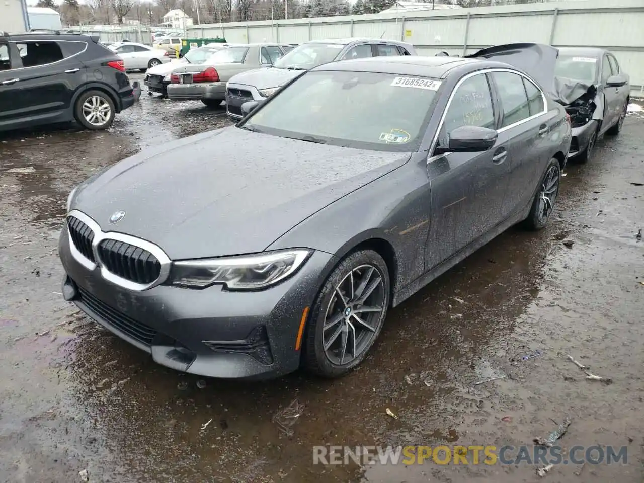 2 Photograph of a damaged car 3MW5R7J54K8B01854 BMW 3 SERIES 2019