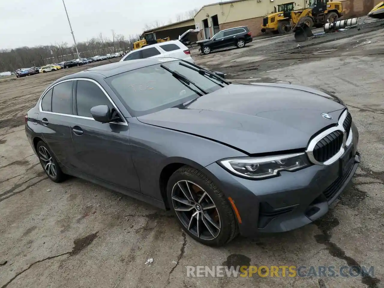 4 Фотография поврежденного автомобиля 3MW5R7J54K8B02275 BMW 3 SERIES 2019