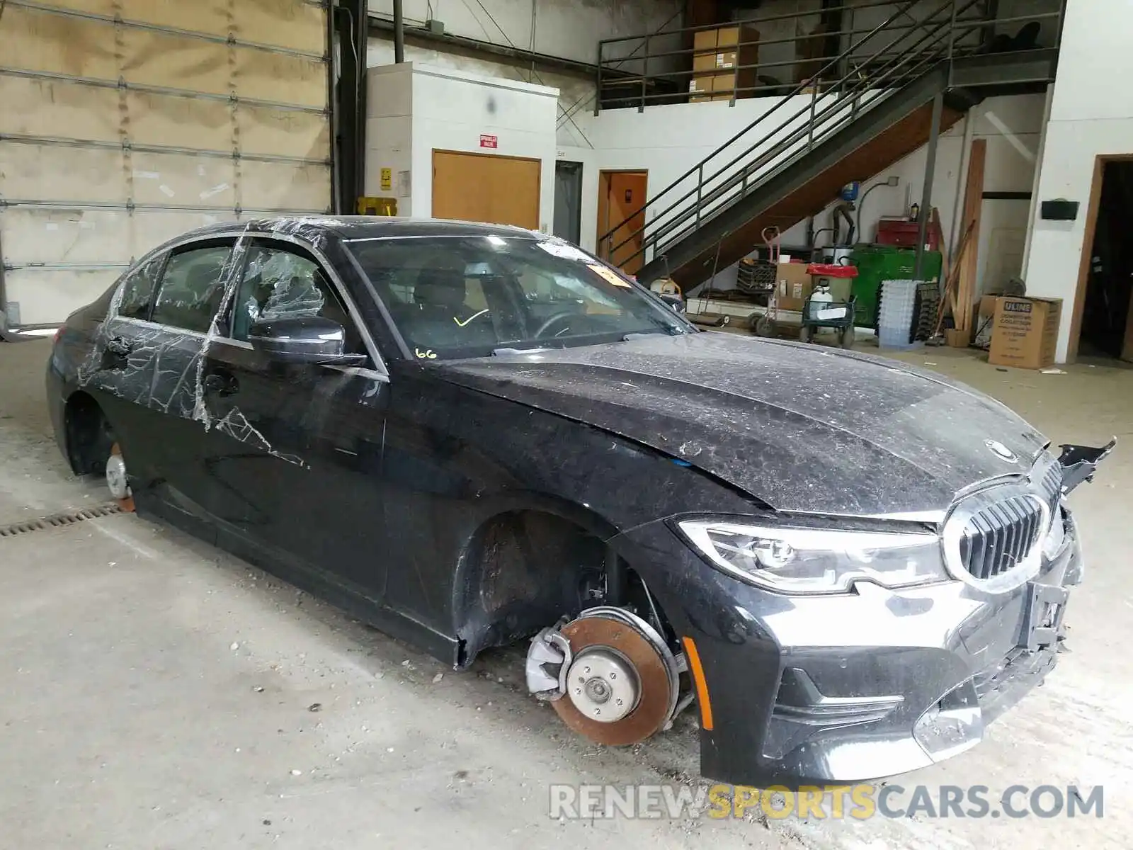 1 Photograph of a damaged car 3MW5R7J55K8B01538 BMW 3 SERIES 2019