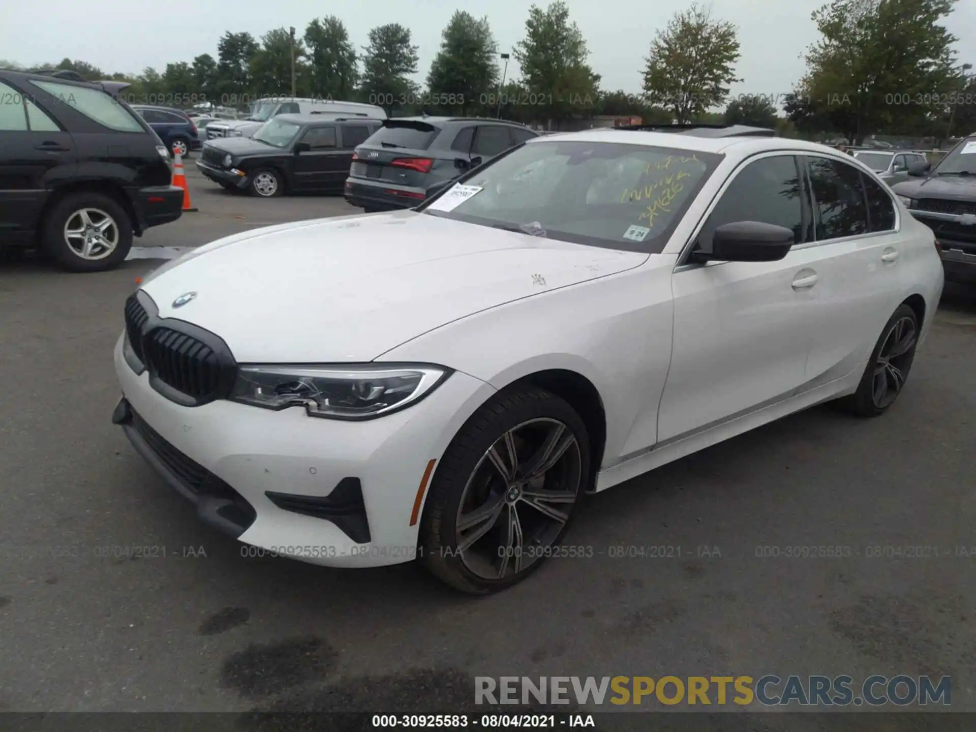 2 Photograph of a damaged car 3MW5R7J55K8B02138 BMW 3 SERIES 2019