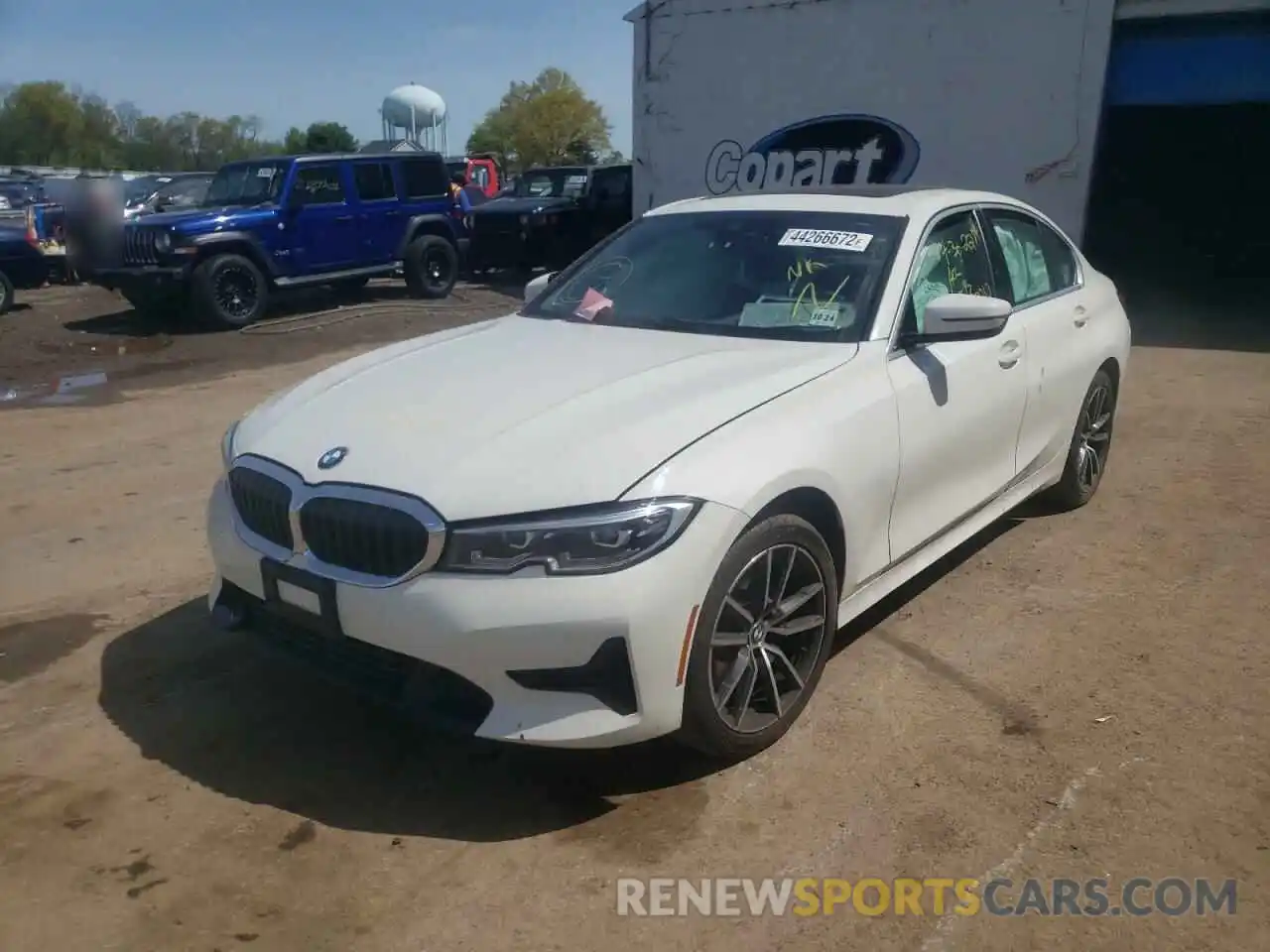 2 Фотография поврежденного автомобиля 3MW5R7J55K8B03354 BMW 3 SERIES 2019