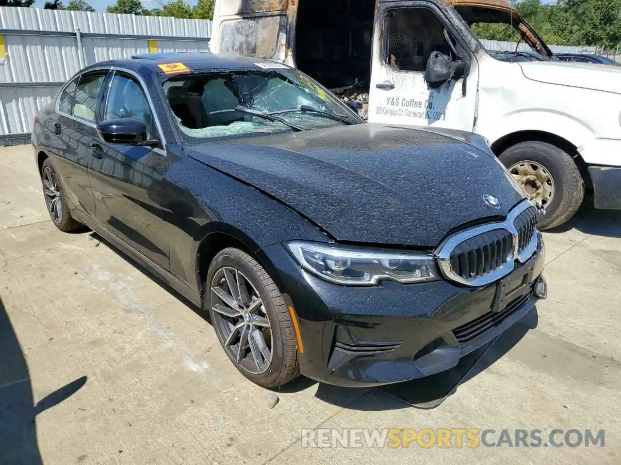 1 Photograph of a damaged car 3MW5R7J56K8B02584 BMW 3 SERIES 2019