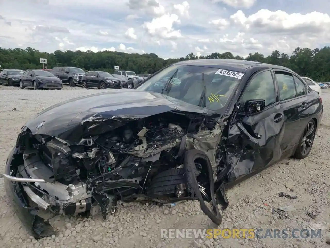 2 Photograph of a damaged car 3MW5R7J57K8A04826 BMW 3 SERIES 2019