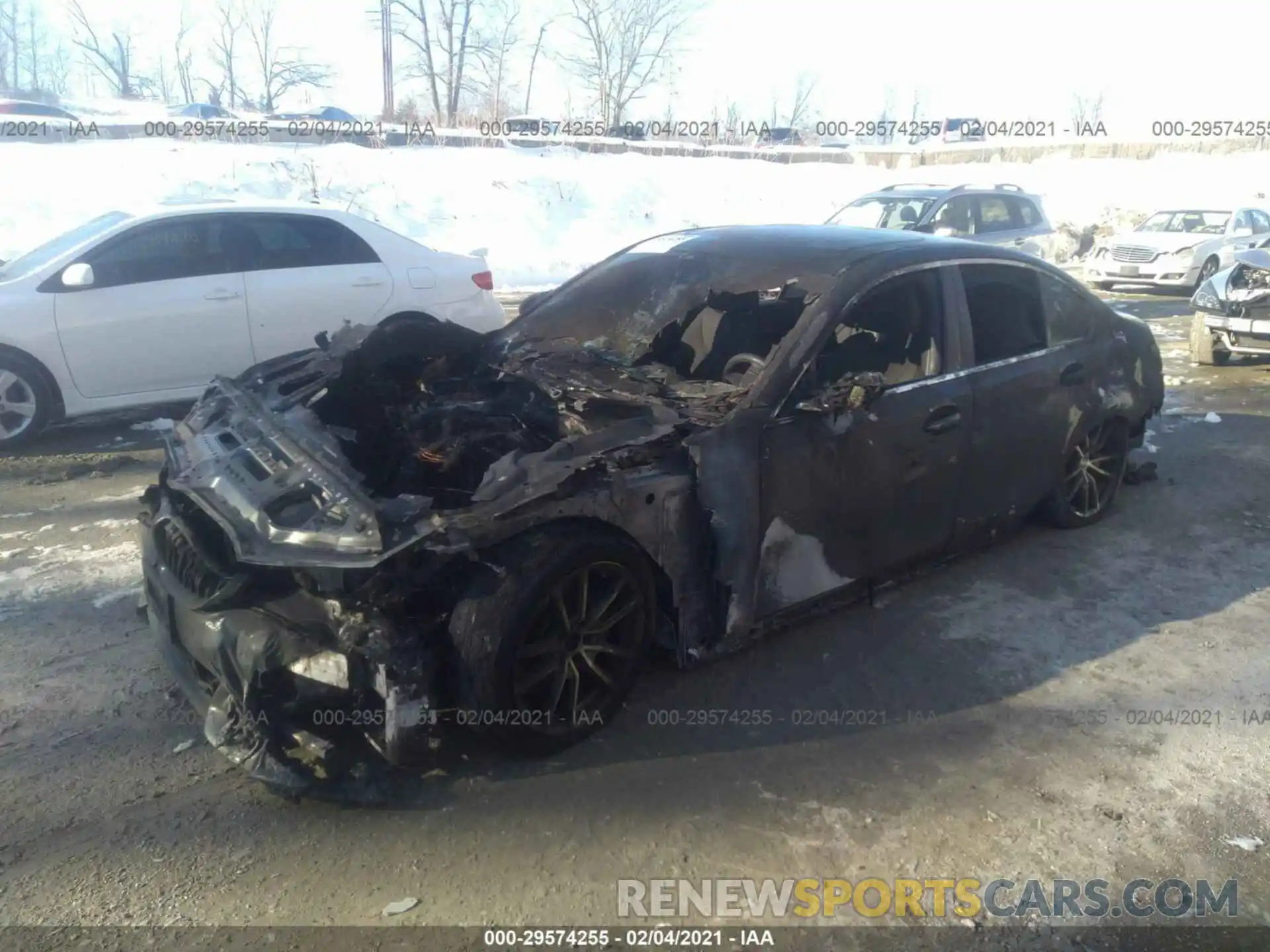 2 Photograph of a damaged car 3MW5R7J57K8A05331 BMW 3 SERIES 2019