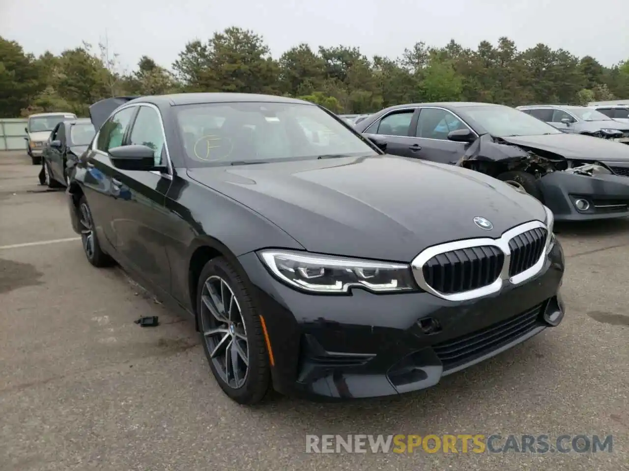 1 Photograph of a damaged car 3MW5R7J57K8B02108 BMW 3 SERIES 2019